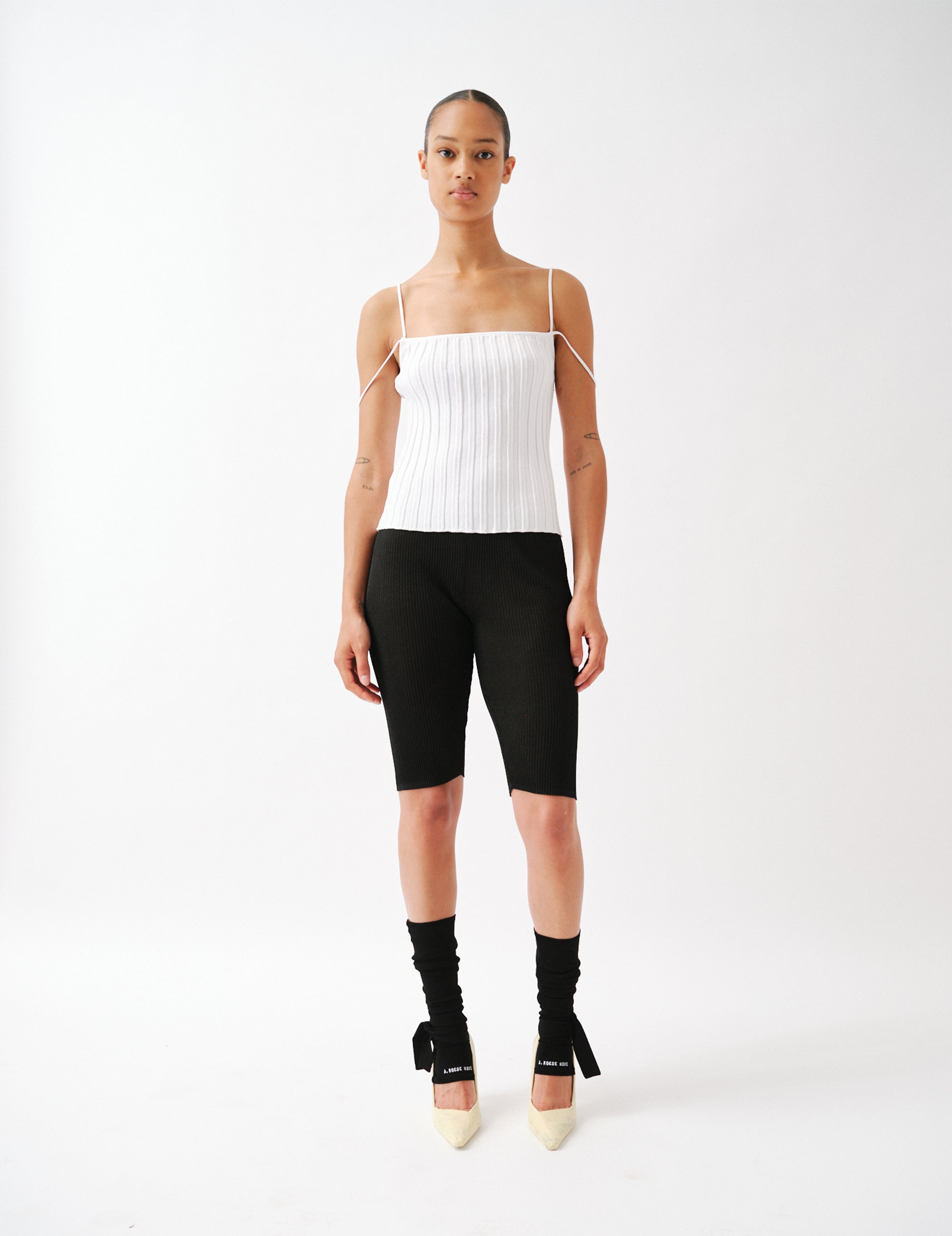 Trine String Top White