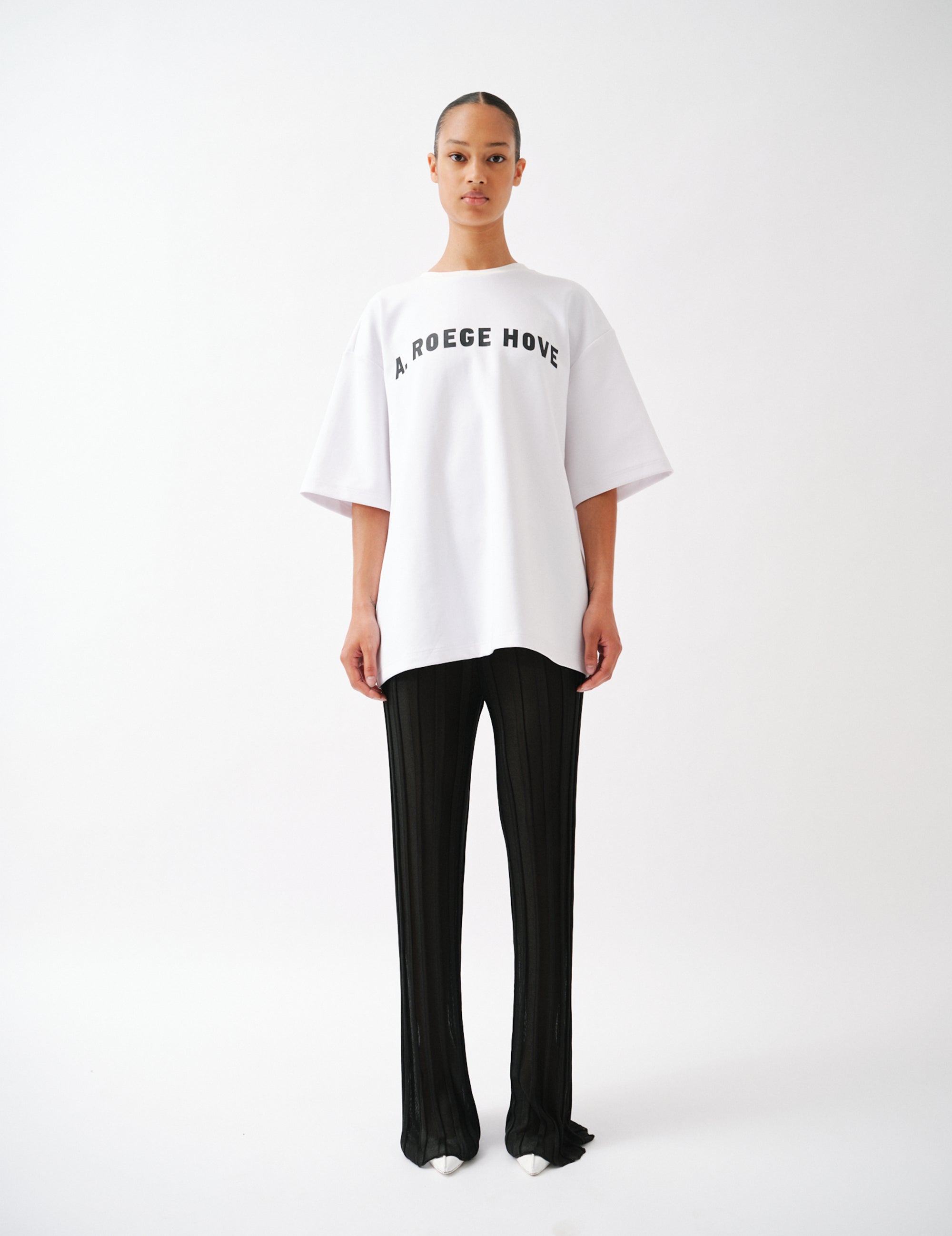 Bo Logo Tee White