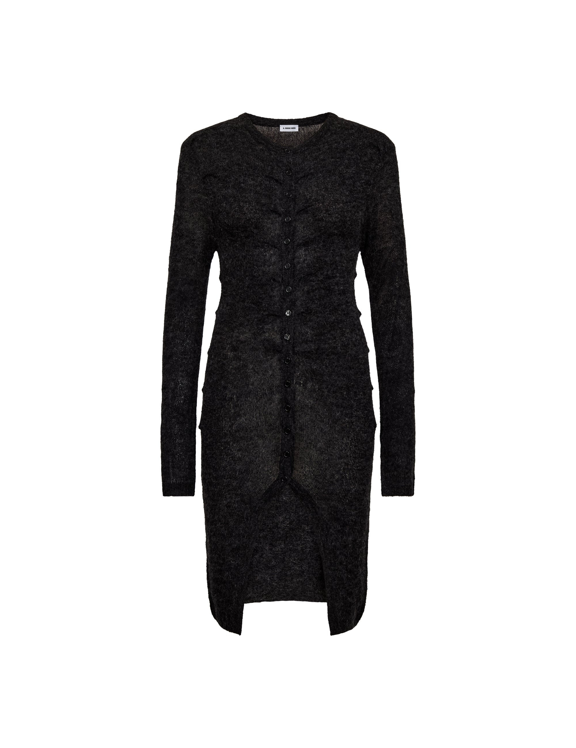 Marie Long Cardigan Grey Melange