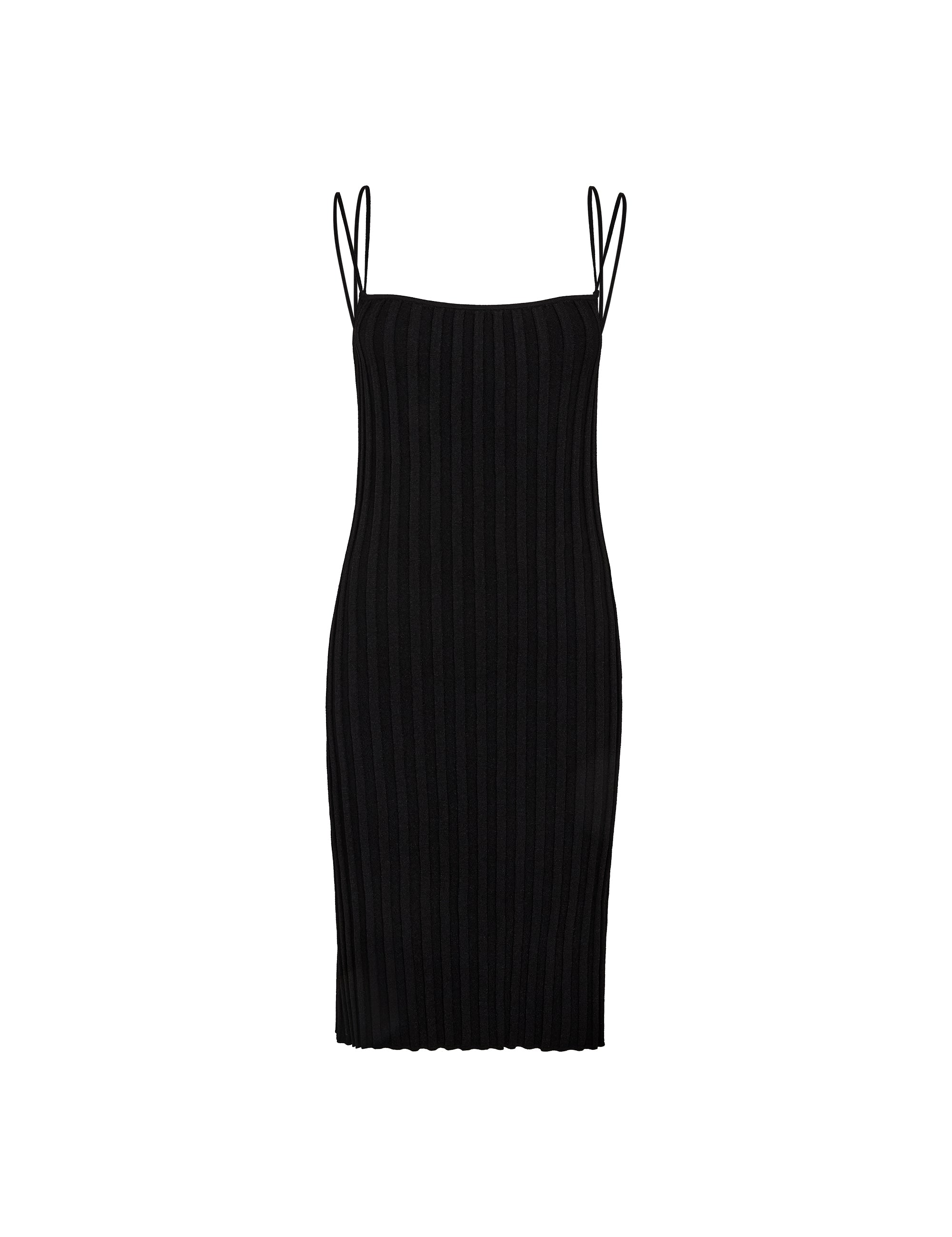 Trine String Dress Black