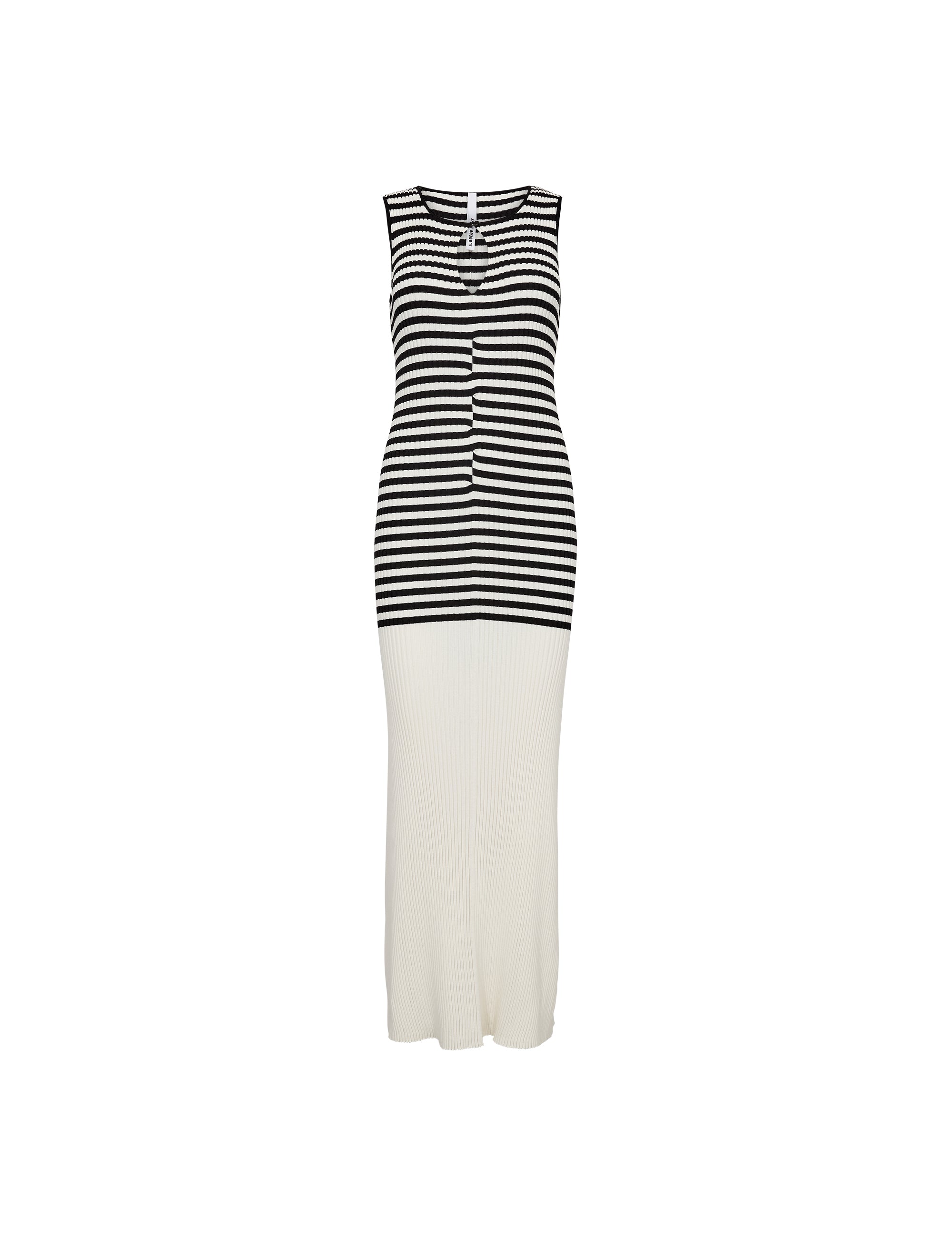 Talulah Dress Cream/black stripe